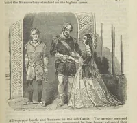 An illustration from Maid Marian, the Forest Queen, being a companion to “Robin Hood.” (1849)