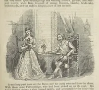 An illustration from Maid Marian, the Forest Queen, being a companion to “Robin Hood.” (1849)