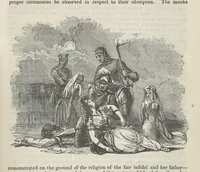 An illustration from Maid Marian, the Forest Queen, being a companion to “Robin Hood.” (1849)