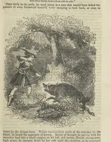 An illustration from Maid Marian, the Forest Queen, being a companion to “Robin Hood.” (1849)
