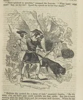 An illustration from Maid Marian, the Forest Queen, being a companion to “Robin Hood.” (1849)