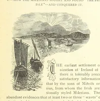 An illustration from The Story of Ireland; a narrative of Irish history, from the earliest ages to the insurrection of 1867 ... Continued to the present time by J. Luby, etc (1885)