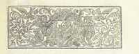 An illustration from The Works of Jonathan Swift, D.D., D.S.P.D., in eight volumes. Containing I. His Miscellanies in Prose. II. His Poetical Writings. III. The Travels of Capt. Lemuel Gulliver. IV. Papers relating to Ireland, and the Drapier's Letters. V. The Conduct of the Allies, and the Examiner. VI. The Publick Spirit of the Whiggs, &c., with Polite Conversation. VII. Letters to and from Dr. Swift. VIII. Directions to Servants, Sermons, Poems, &c (1746)