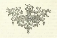 An illustration from The Works of Jonathan Swift, D.D., D.S.P.D., in eight volumes. Containing I. His Miscellanies in Prose. II. His Poetical Writings. III. The Travels of Capt. Lemuel Gulliver. IV. Papers relating to Ireland, and the Drapier's Letters. V. The Conduct of the Allies, and the Examiner. VI. The Publick Spirit of the Whiggs, &c., with Polite Conversation. VII. Letters to and from Dr. Swift. VIII. Directions to Servants, Sermons, Poems, &c (1746)