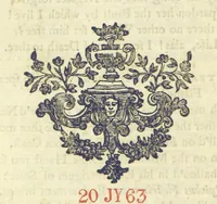 An illustration from The Works of Jonathan Swift, D.D., D.S.P.D., in eight volumes. Containing I. His Miscellanies in Prose. II. His Poetical Writings. III. The Travels of Capt. Lemuel Gulliver. IV. Papers relating to Ireland, and the Drapier's Letters. V. The Conduct of the Allies, and the Examiner. VI. The Publick Spirit of the Whiggs, &c., with Polite Conversation. VII. Letters to and from Dr. Swift. VIII. Directions to Servants, Sermons, Poems, &c (1746)