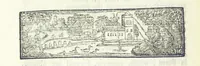 An illustration from The Works of Jonathan Swift, D.D., D.S.P.D., in eight volumes. Containing I. His Miscellanies in Prose. II. His Poetical Writings. III. The Travels of Capt. Lemuel Gulliver. IV. Papers relating to Ireland, and the Drapier's Letters. V. The Conduct of the Allies, and the Examiner. VI. The Publick Spirit of the Whiggs, &c., with Polite Conversation. VII. Letters to and from Dr. Swift. VIII. Directions to Servants, Sermons, Poems, &c (1746)