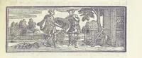 An illustration from The Works of Jonathan Swift, D.D., D.S.P.D., in eight volumes. Containing I. His Miscellanies in Prose. II. His Poetical Writings. III. The Travels of Capt. Lemuel Gulliver. IV. Papers relating to Ireland, and the Drapier's Letters. V. The Conduct of the Allies, and the Examiner. VI. The Publick Spirit of the Whiggs, &c., with Polite Conversation. VII. Letters to and from Dr. Swift. VIII. Directions to Servants, Sermons, Poems, &c (1746)