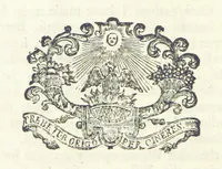 An illustration from The Works of Jonathan Swift, D.D., D.S.P.D., in eight volumes. Containing I. His Miscellanies in Prose. II. His Poetical Writings. III. The Travels of Capt. Lemuel Gulliver. IV. Papers relating to Ireland, and the Drapier's Letters. V. The Conduct of the Allies, and the Examiner. VI. The Publick Spirit of the Whiggs, &c., with Polite Conversation. VII. Letters to and from Dr. Swift. VIII. Directions to Servants, Sermons, Poems, &c (1746)