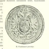 An illustration from A magyar nemzet tortenete. Szerkeszti Szilágyi S. [With maps and illustrations (1895)