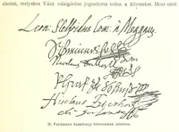 An illustration from A magyar nemzet tortenete. Szerkeszti Szilágyi S. [With maps and illustrations (1895)