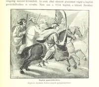 An illustration from A magyar nemzet tortenete. Szerkeszti Szilágyi S. [With maps and illustrations (1895)
