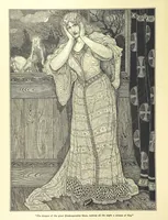 An illustration from Idylls of the King. Vivien. Elaine. Enid. Guinevere ... With ... decorations by G. W. Rhead and L. Rhead (1898)