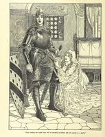 An illustration from Idylls of the King. Vivien. Elaine. Enid. Guinevere ... With ... decorations by G. W. Rhead and L. Rhead (1898)