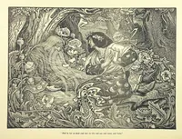 Picture 18 of 51 from Idylls of the King. Vivien. Elaine. Enid. Guinevere ... With ... decorations by G. W. Rhead and L. Rhead (1898), leaf 54