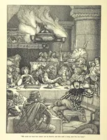 Picture 19 of 51 from Idylls of the King. Vivien. Elaine. Enid. Guinevere ... With ... decorations by G. W. Rhead and L. Rhead (1898), leaf 56