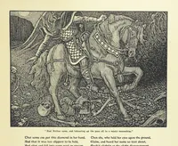 Picture 28 of 51 from Idylls of the King. Vivien. Elaine. Enid. Guinevere ... With ... decorations by G. W. Rhead and L. Rhead (1898), leaf 71