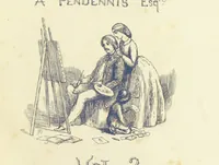 An illustration from The Works of William Makepeace Thackeray. [Library Edition (1869)