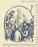 An illustration from The Works of William Makepeace Thackeray. [Library Edition (1869)