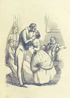An illustration from The Works of William Makepeace Thackeray. [Library Edition (1869)