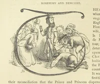 An illustration from The Works of William Makepeace Thackeray. [Library Edition (1869)
