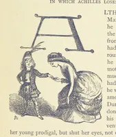 An illustration from The Works of William Makepeace Thackeray. [Library Edition (1869)
