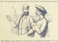 An illustration from The Works of William Makepeace Thackeray. [Library Edition (1869)