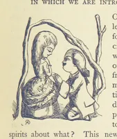 An illustration from The Works of William Makepeace Thackeray. [Library Edition (1869)