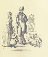 An illustration from The Works of William Makepeace Thackeray. [Library Edition (1869)