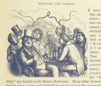 An illustration from The Works of William Makepeace Thackeray. [Library Edition (1869)