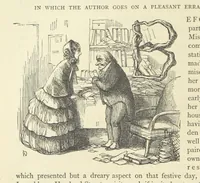 An illustration from The Works of William Makepeace Thackeray. [Library Edition (1869)