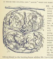 An illustration from The Works of William Makepeace Thackeray. [Library Edition (1869)