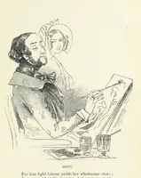 An illustration from The Oxford Thackeray. With illustrations. [Edited with introductions by George Saintsbury
