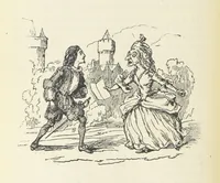 An illustration from The Oxford Thackeray. With illustrations. [Edited with introductions by George Saintsbury