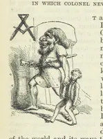 An illustration from The Oxford Thackeray. With illustrations. [Edited with introductions by George Saintsbury