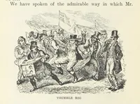 An illustration from The Oxford Thackeray. With illustrations. [Edited with introductions by George Saintsbury