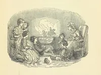 An illustration from The Christmas Books of Mr. M. A. Titmarsh ... With illustrations by the author (1872)