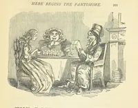 An illustration from The Christmas Books of Mr. M. A. Titmarsh ... With illustrations by the author (1872)