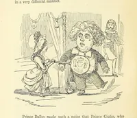 An illustration from The Christmas Books of Mr. M. A. Titmarsh ... With illustrations by the author (1872)