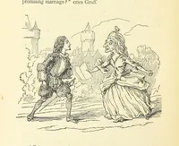 An illustration from The Christmas Books of Mr. M. A. Titmarsh ... With illustrations by the author (1872)