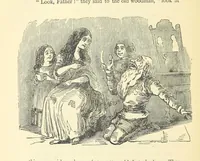 An illustration from The Christmas Books of Mr. M. A. Titmarsh ... With illustrations by the author (1872)