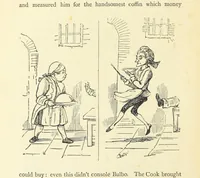 An illustration from The Christmas Books of Mr. M. A. Titmarsh ... With illustrations by the author (1872)