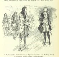 An illustration from The History of Henry Esmond, Esq. ... With illustrations by T. H. Robinson [and a preface by Joseph Jacobs (1896)