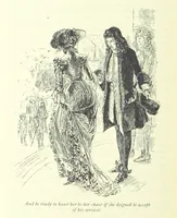 An illustration from The History of Henry Esmond, Esq. ... With illustrations by T. H. Robinson [and a preface by Joseph Jacobs (1896)