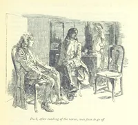 An illustration from The History of Henry Esmond, Esq. ... With illustrations by T. H. Robinson [and a preface by Joseph Jacobs (1896)