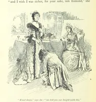 An illustration from The History of Henry Esmond, Esq. ... With illustrations by T. H. Robinson [and a preface by Joseph Jacobs (1896)