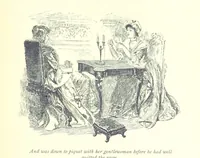 An illustration from The History of Henry Esmond, Esq. ... With illustrations by T. H. Robinson [and a preface by Joseph Jacobs (1896)