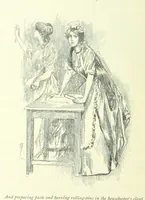 An illustration from The History of Henry Esmond, Esq. ... With illustrations by T. H. Robinson [and a preface by Joseph Jacobs (1896)