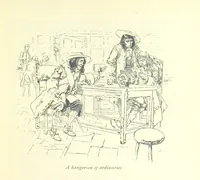 An illustration from The History of Henry Esmond, Esq. ... With illustrations by T. H. Robinson [and a preface by Joseph Jacobs (1896)