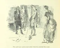 An illustration from The History of Henry Esmond, Esq. ... With illustrations by T. H. Robinson [and a preface by Joseph Jacobs (1896)