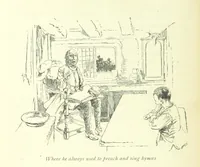An illustration from The History of Henry Esmond, Esq. ... With illustrations by T. H. Robinson [and a preface by Joseph Jacobs (1896)